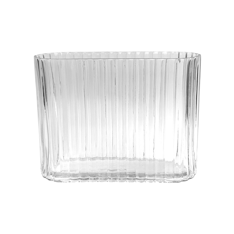Ribbed Oval Vessel